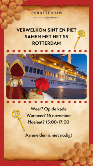 Verwelkom Sint en Piet met het SS Rotterdam (16-11)